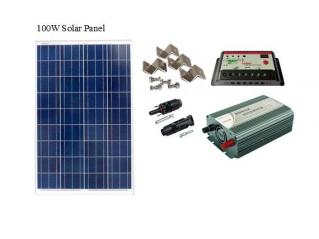 100 Watt 12V Off-Grid Solar Panel Kit