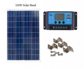 100 Watt 12V Off-Grid Solar Panel Kit